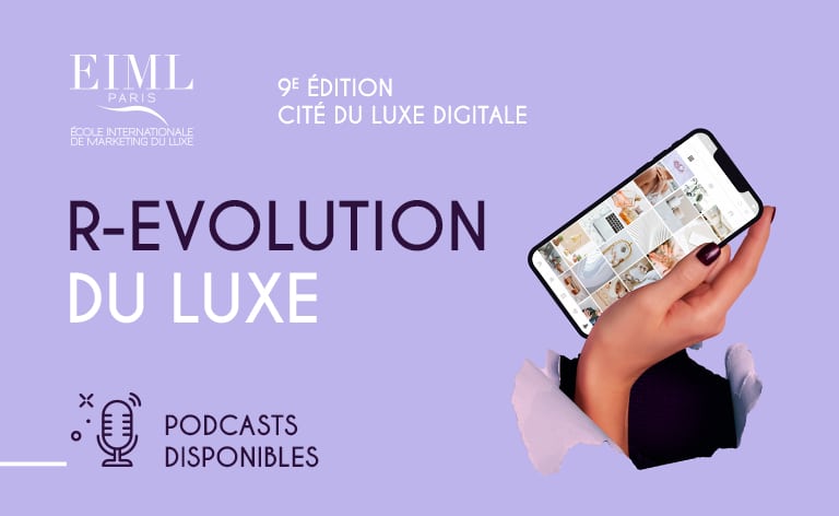 Podcast cité du luxe Visuel actualité podcast cité du luxe