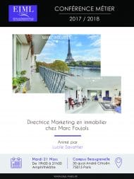 Conférence "Directrice Marketing immobilier chez Marc Foujols"